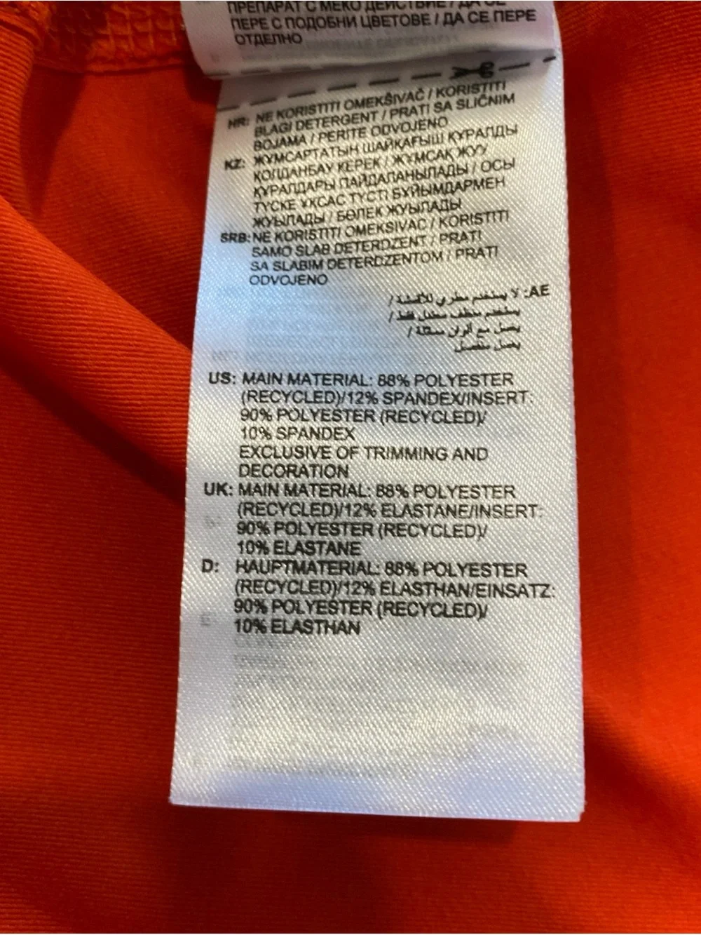 adidas University of Miami Polo Shirt Mens XL Coaches Sideline Team Issue Orange